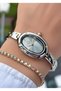 Bead Model-Steel Cord-Women's Wristwatch-Gold Silver Color-2 Years Warranty-Bracelet Gift Hmk4Bc2 - 2