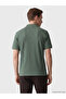 Green Polo Neck Men's T-Shirt - 4