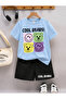 New Season Cool Bears Printed Kids Shorts-T-Shirt Set