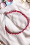 Coral Stone Necklace Original 1St Class Quality Natural Stone Necklace Steel Parrot Steel Chain Steel Metal - 7