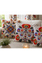 Colorful Ethnic Patterned Decorative Throw Pillow Covers Set of 4 Bohemian Digital Printed Pillow Covers (Double Sided) - 2