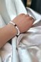 Howlite Stone Patterned Shiny Onyx Stone Bracelet Natural Stone Bracelet Natural Stones Original - 3
