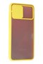 Ilkeshop New Galaxy A02S Case Palm Frosted Camera Sliding Silicone (233058) - Yellow - 3
