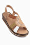 Cathrin Genuine Leather Beige Women's Sandals