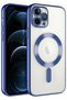 Ilkeshop New iPhone 14 Pro Max Case Kross Magneticsafe Cover (94110) - Navy Blue