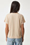 Lace Detailed Viscose Blouse Lrn0049 Cream - 4