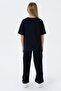 Girl's two-piece set, double yarn 100% cotton - 4