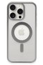 Ilkeshop New iPhone 15 Pro Case Erozi Magsafe Cover (125346) - Silver - 2