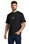 J&J Men's Crew Neck Minimal Logo Chest Printed T-Shirt - 4