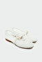 Kai Pearl Embroidered Women's White Flat Ballerinas