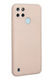 Ilkeshop New Realme C25Y Case Nano Velvet Silicone (193133) - Powder - 3