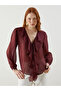V-Neck Women's Blouse