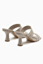 Rina Beige Blunt Toe Women's Slippers - 6