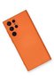 Ilkeshop New Galaxy S24 Ultra Case Nano Velvet Silicone (102713) - Orange - 3