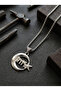 Moon Star Minimalist Style Stainless Steel Men's Necklace