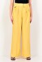 Women Wide Fit Solid Palazzo Pants, Mimosa