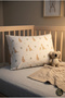 Cute Kangaroo Patterned 100% Cotton Children's Baby Orthopedic Visco Pillow - 2