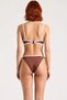 Women's Bikini Set Strapless Without Underwire Normal Waist Brazilian Color Block Knitted Covered Sleeveless Stylish - 5