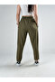 Bürümcük Khaki Women's Baguette Trousers Coc3186 - 4