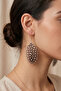 Ethnic Hippie Style Feather Earrings 7 Cm.