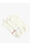 Striped Cotton 3-Piece Booties Socks Set