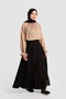 Tensel Flared Skirt Black - 4