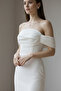 Women's Strapless Draped Long Evening Dress with Lining and Zipper Wedding Graduation Gown - 6