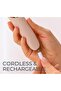 Pink Flawless Electric Pedicure Foot File Rechargeable Cordless with Dual Rollers for Deep Skin Shedding and Healthy Heel Recovery - 5