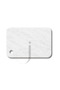 Mysia Marble Cutting and Presentation Table White