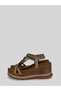Novira Women's Suede Bright Color Stone Embellished Wooden Heel Bow Tie Natural Stone Look Ankle Elastic Tie Wedge Heel Sandals 7 cm - 2