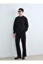 Black crew neck Corded Fabric men's sweater from gülis store - 2