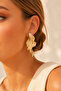 Gold Premium Anti-Tarnish Wide Lightweight Earrings - 3
