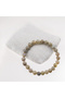 Labradorite Stone Silver Bracelet-8 mm - 2