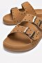 Women's Troklu Double Buckle Slippers Taba - 4