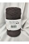Cotton Macrame Bitter Brown Hand Knitting Yarn 250Gr.-100Mt. (1 Piece) - Color: 0031 - 2