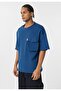 Oversize T-Shirt with Pocket Detail - 3