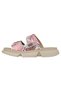 Women's vegan orange slipper - pearl of sea design - 6
