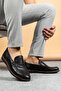 Genuine Leather, Laceless, Inner and Outer Leather Men's Loafer 100% Leather Shoes - 2