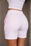 Women's Ribbed Striped Shorts Casual Summer Shorts - 2