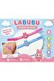 Labubu Silicone Waterproof Bracelet Pink and Blue Set of Two Comfortable Adjustable Cord and Snap Buckle Gift