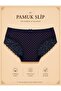 Intive Comfort Patterned 3-Piece Slip Set with Lace Detail on the Back in Navy Blue/Pink/Red - 2