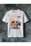 Wild Free Day Adventure Printed Oversize T-Shirt
