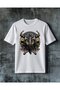 Viking Kaskali Savas Printed Oversize T-Shirt