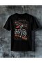 Custom Motorcycles Road King Printed Oversize T-Shirt
