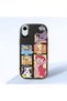 Black Silicone Case with Shock-Absorbing Camera Protections Compatible with iPhone Xr