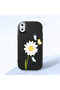Black Silicone Case with Shock-Absorbing Camera Protections Compatible with iPhone X/Xs