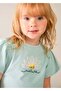 Girl's Daisy T-Shirt Green - 2