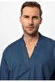 Cutout V-Neck Men's Long Sleeve Shirt - 6