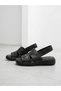 880025 Genuine Leather Soft Orthopedic Sandals with Elastic Back for Women - 3