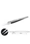 1PC Stainless Steel Ceramic Tipped Heat Resistant Tweezers Fine Pointed Tip for Electronic Soldering - 6